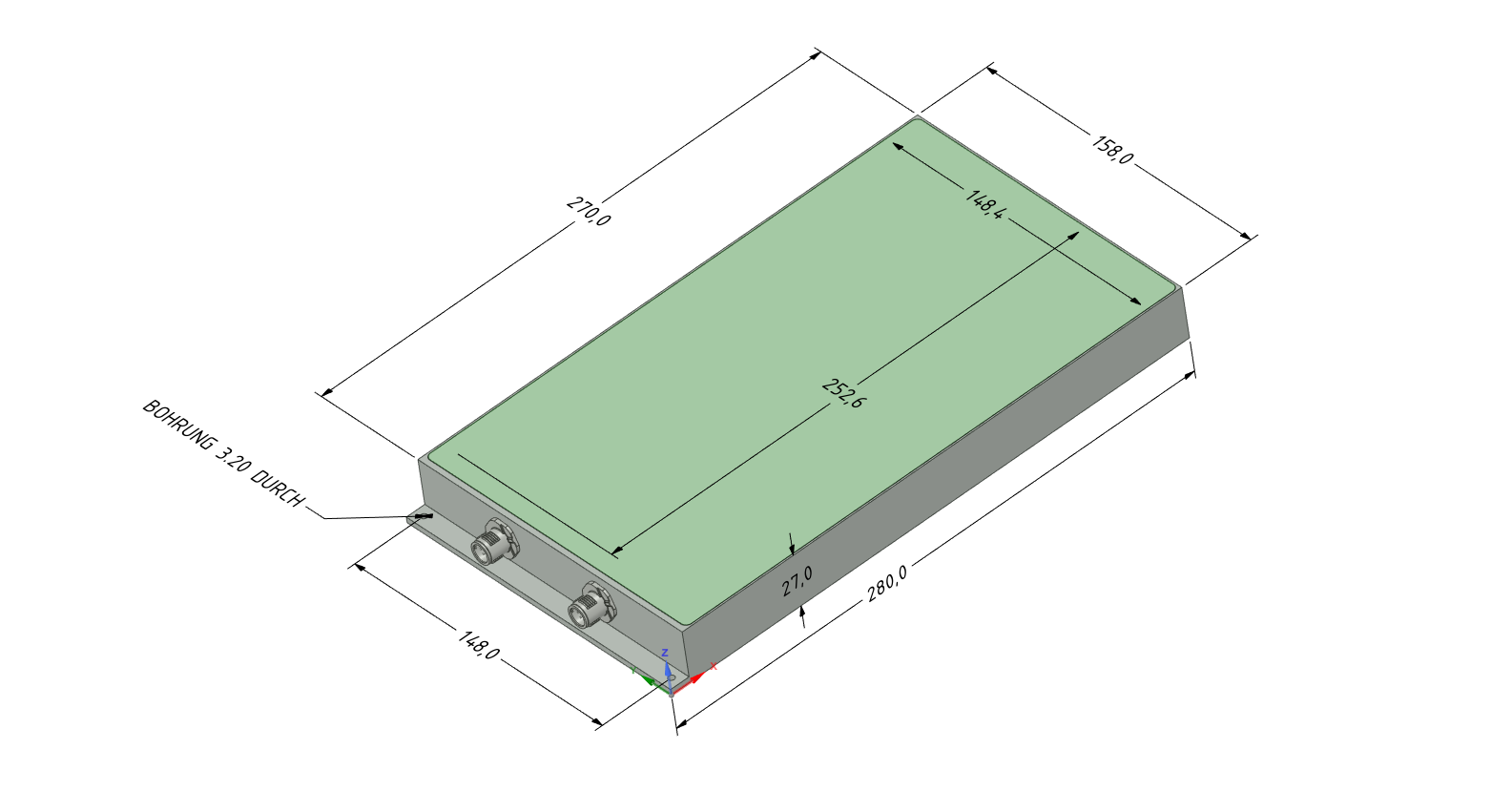 HLS164 Kundenzeichnung